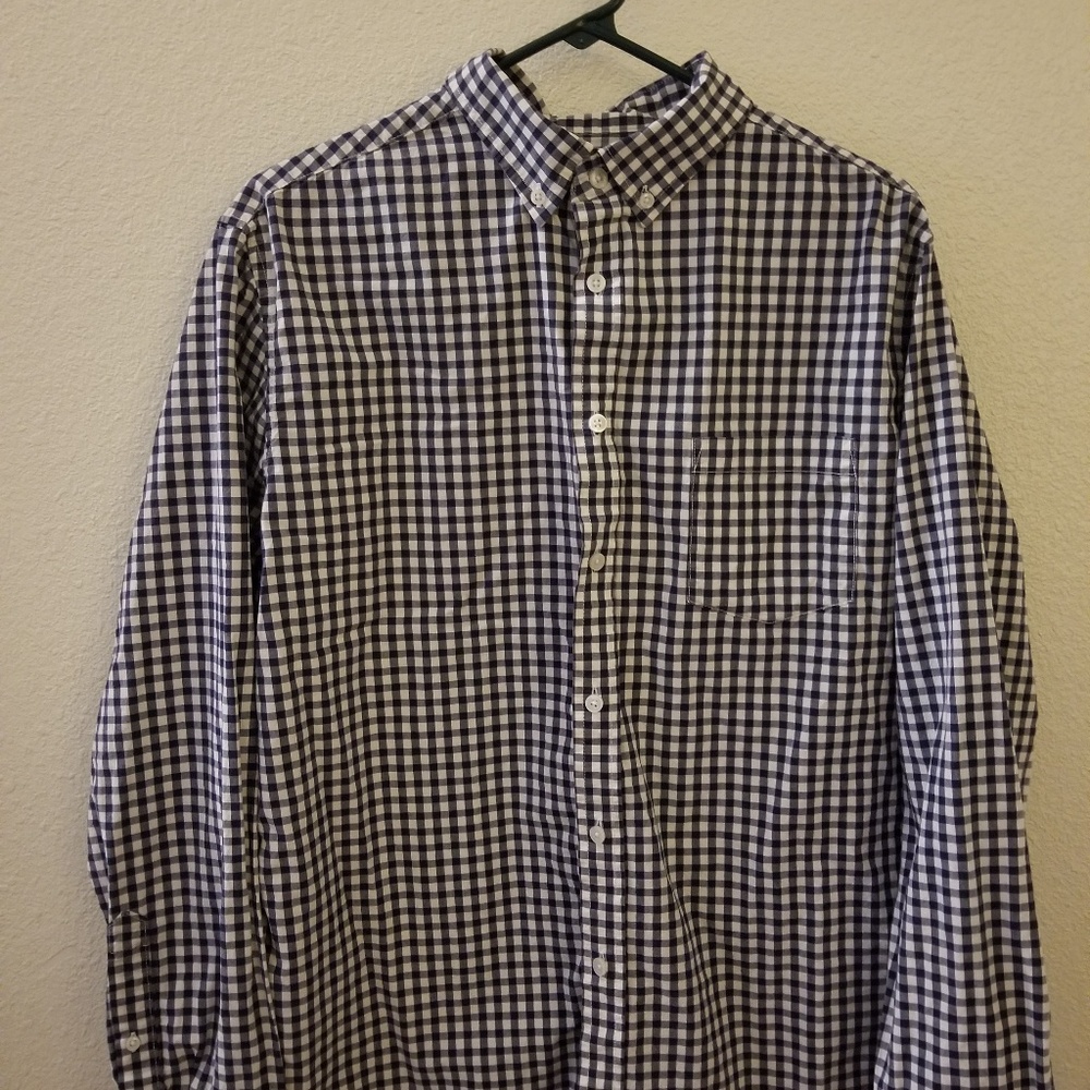 Checkered Men's Button Down Shirt